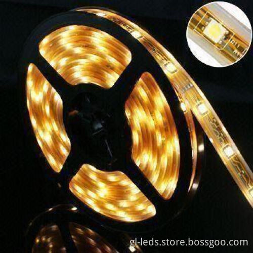 Multicolor LED Light Strip 5050 with 12 or 24V DC Input Voltage and 36/72W Maximum Power